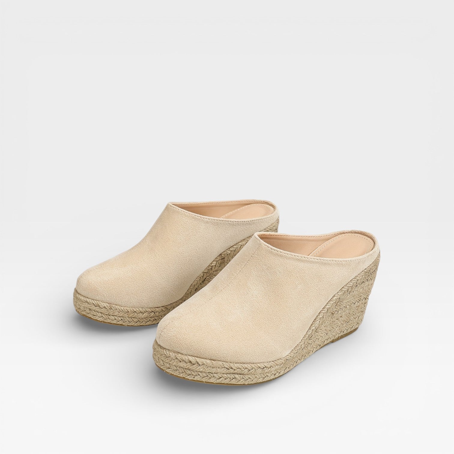 Velvet Wedge Espadrilles, Rope Sole Summer Sandals