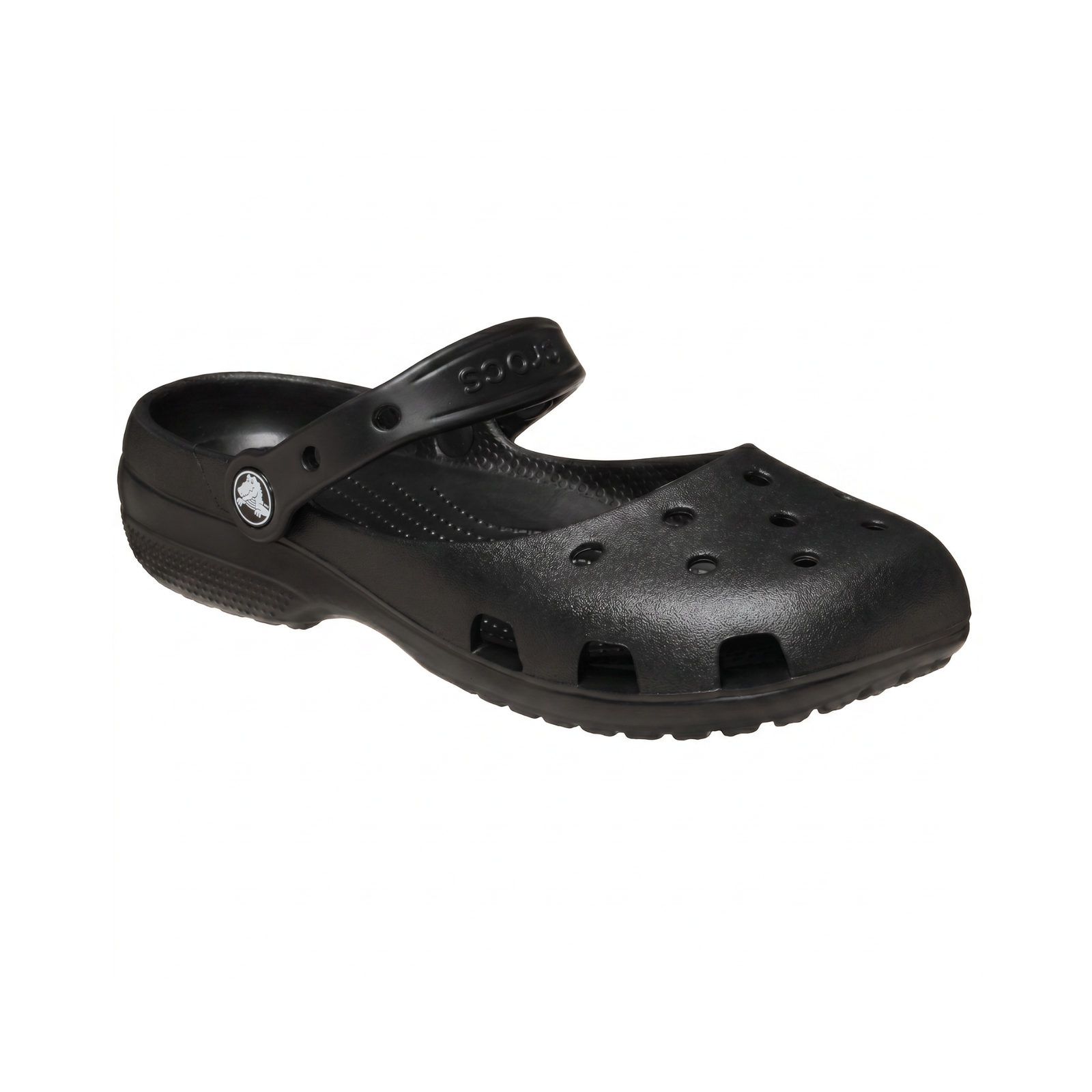 Ventilated Clog Mary Jane Flats, Cushioned Comfort