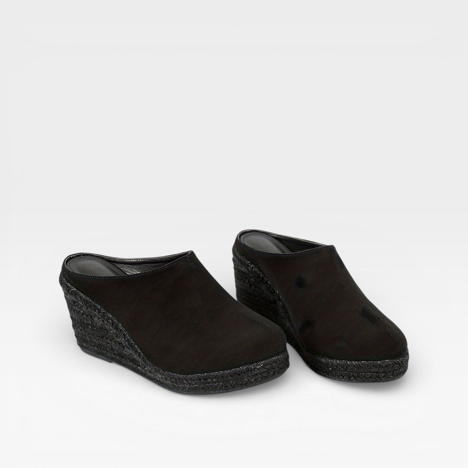 Velvet Wedge Espadrilles, Rope Sole Summer Sandals
