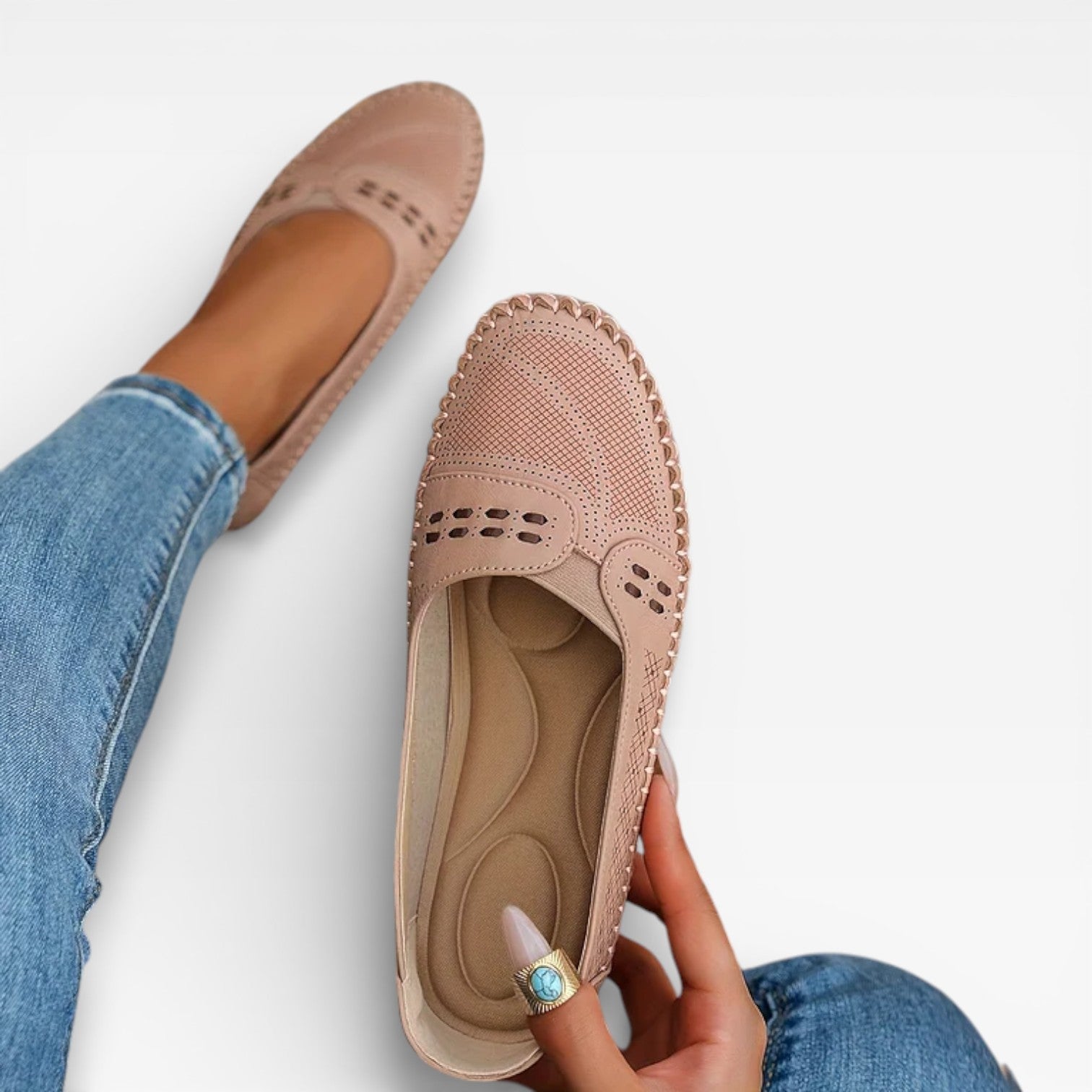 Featherlight Ballet Flats, Flexible Everyday Shoes