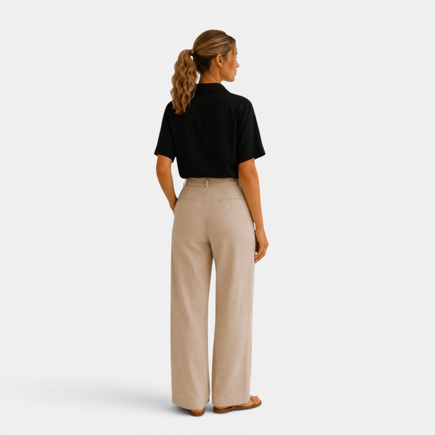 Shawl Collar Short Sleeve Blouse, Relaxed Button Front