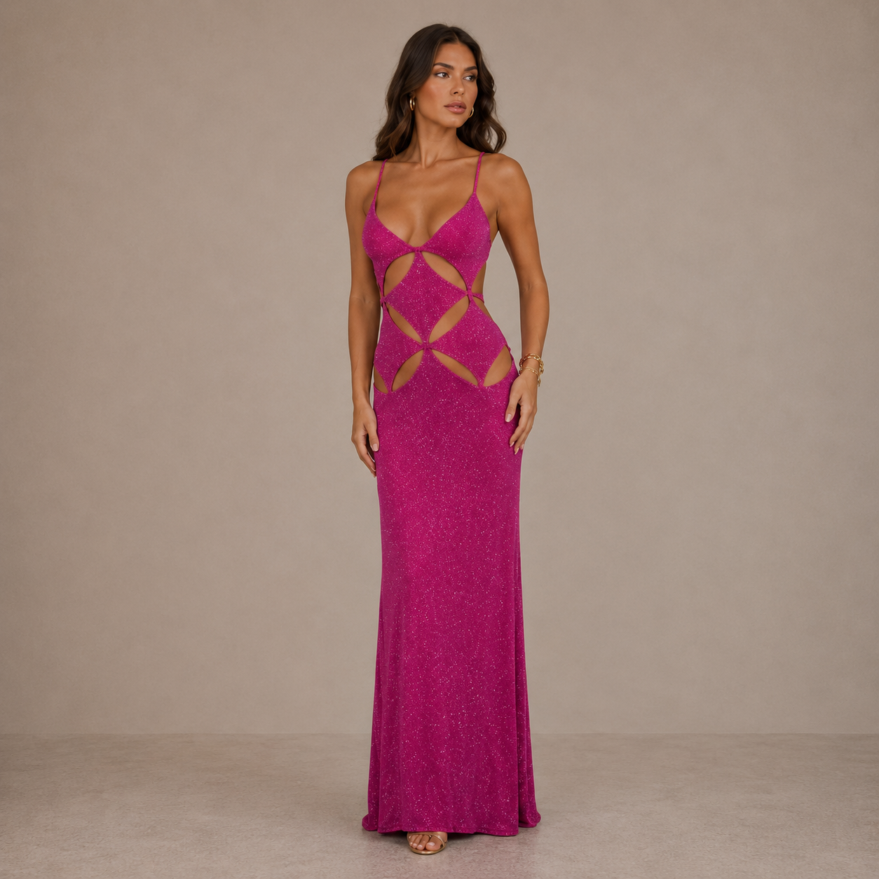 Eleanor Sequin Maxi Dress