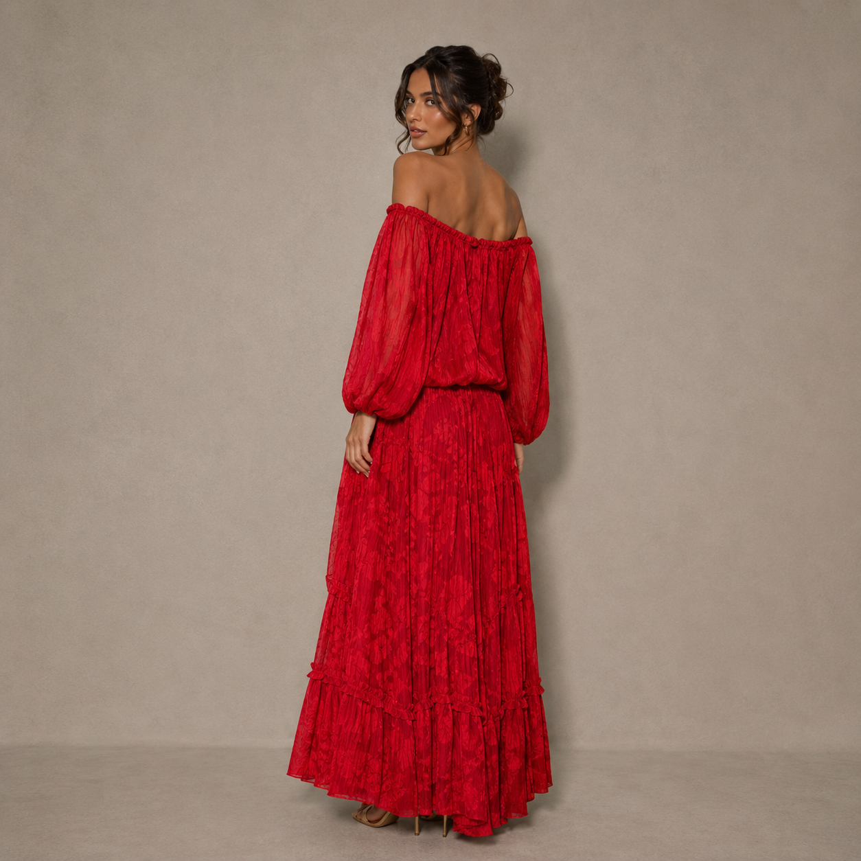 Hannah Draped Maxi Dress
