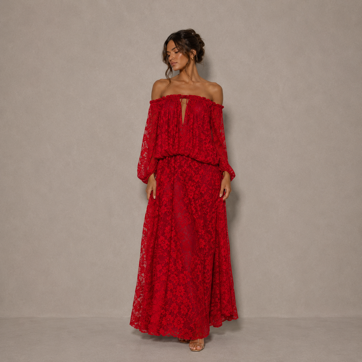 Hannah Draped Maxi Dress