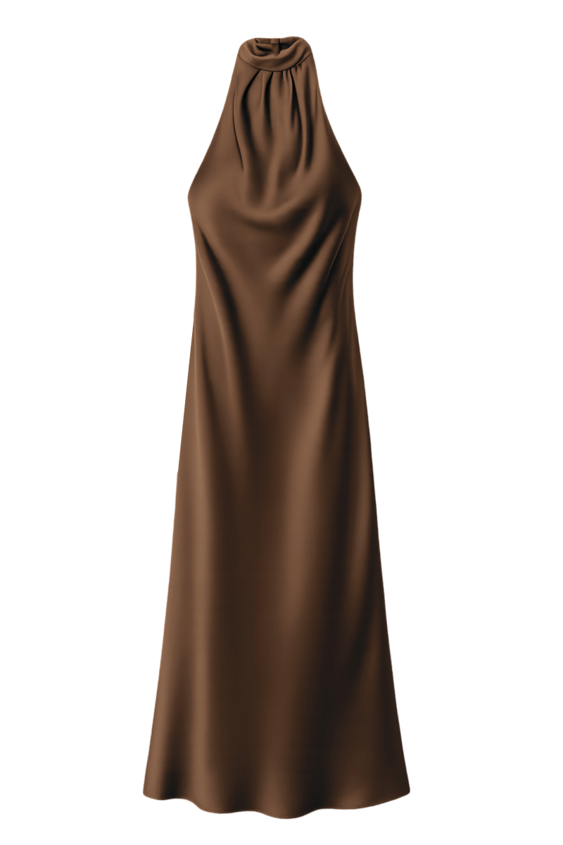 Georgia Cowl Neck Maxi Dress