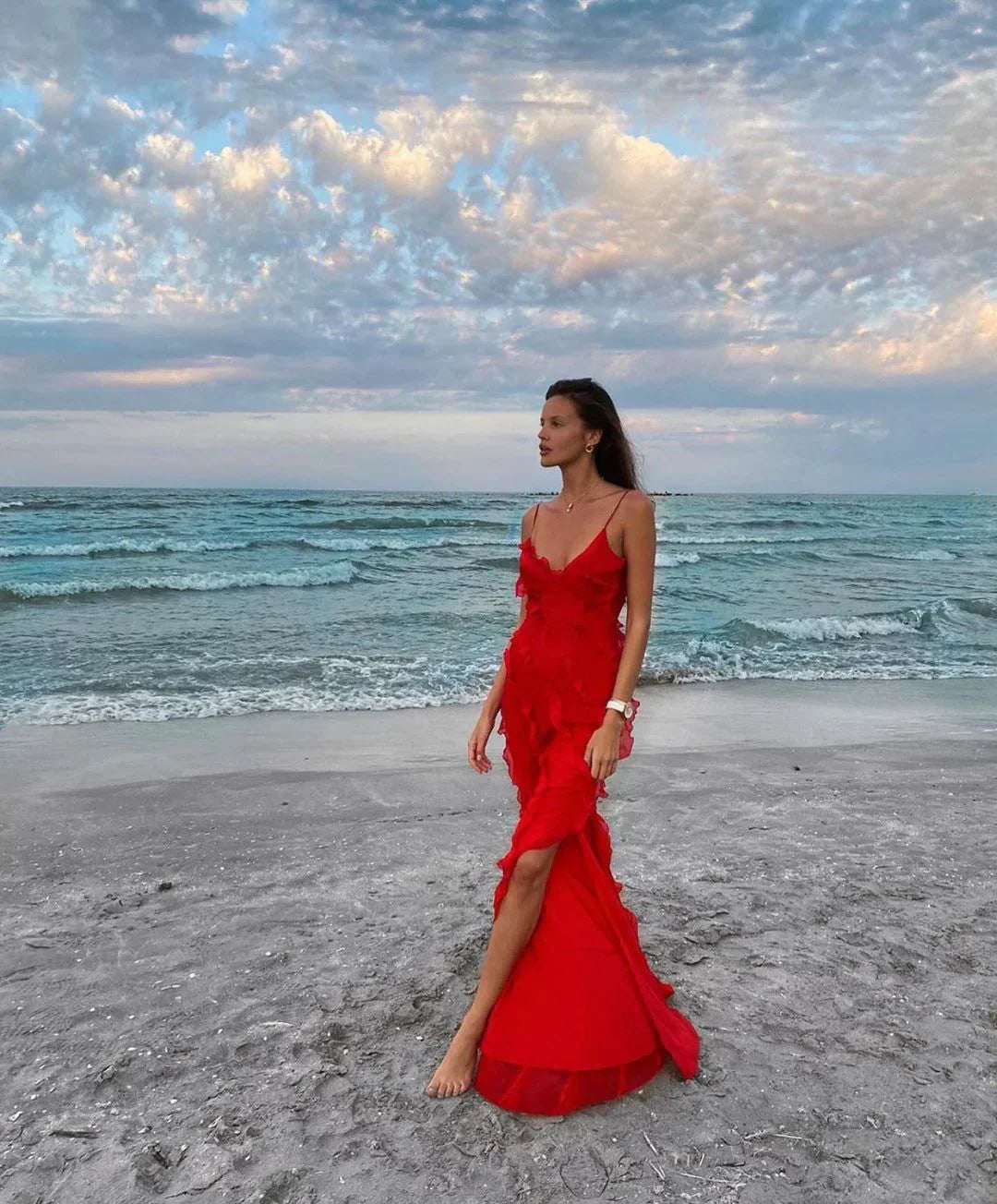 Elena Off Shoulder Maxi Dress
