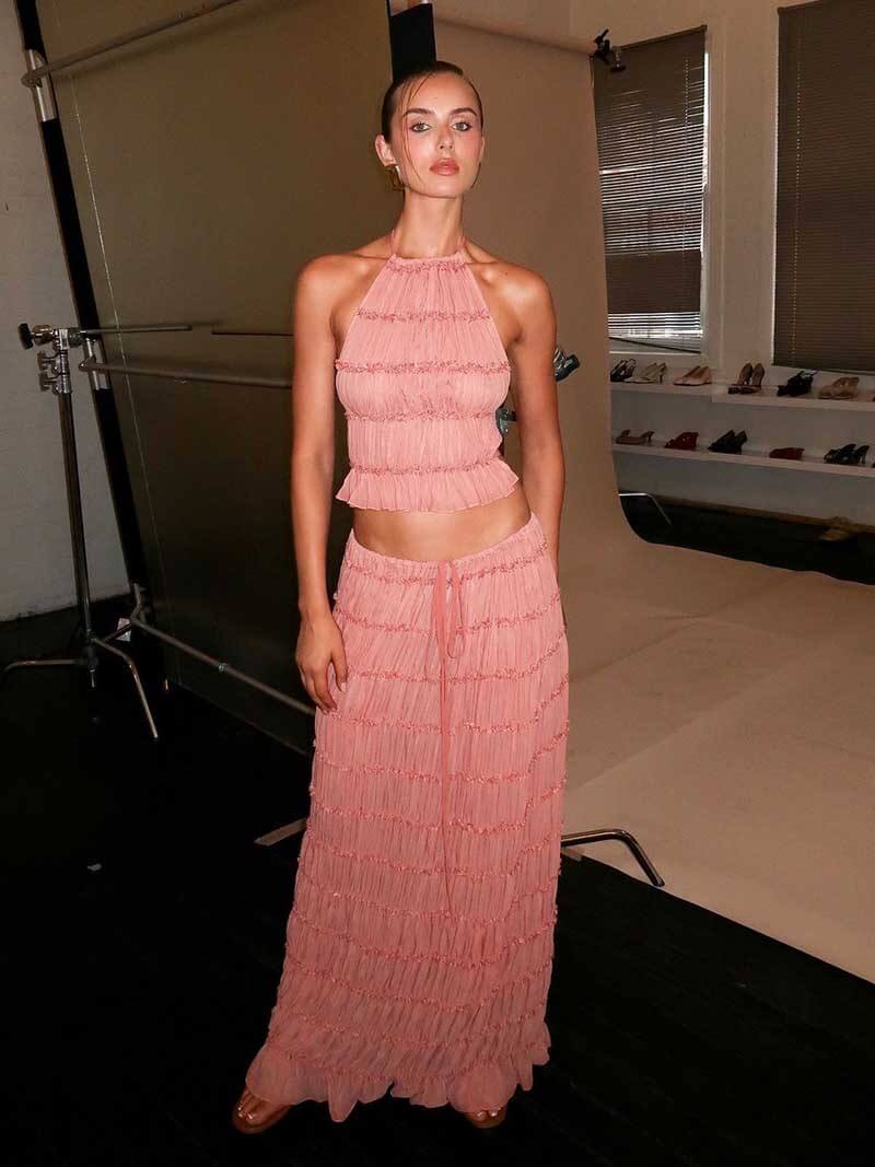 Natalie Ruffled Set