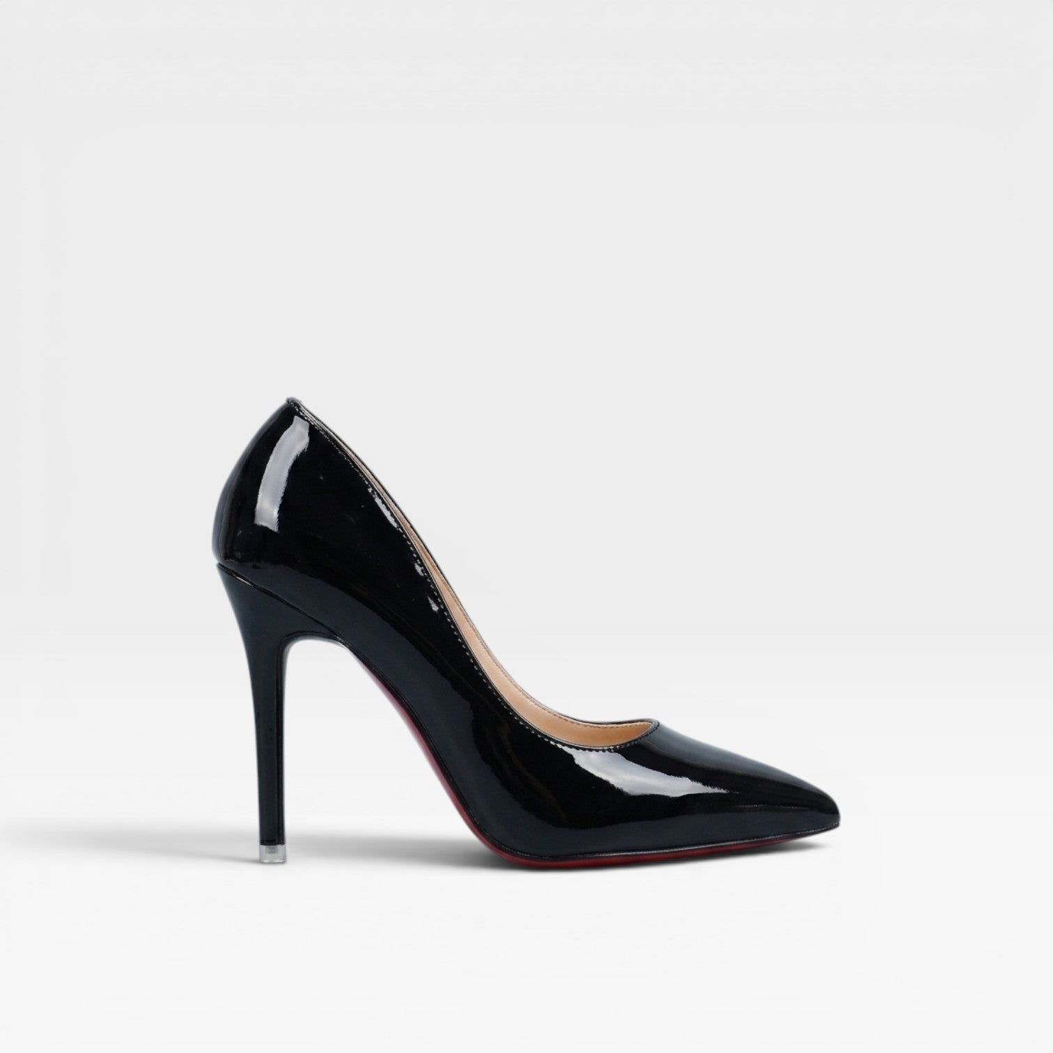 Patent Pointed Toe Court Shoes, Classic Stiletto Heel