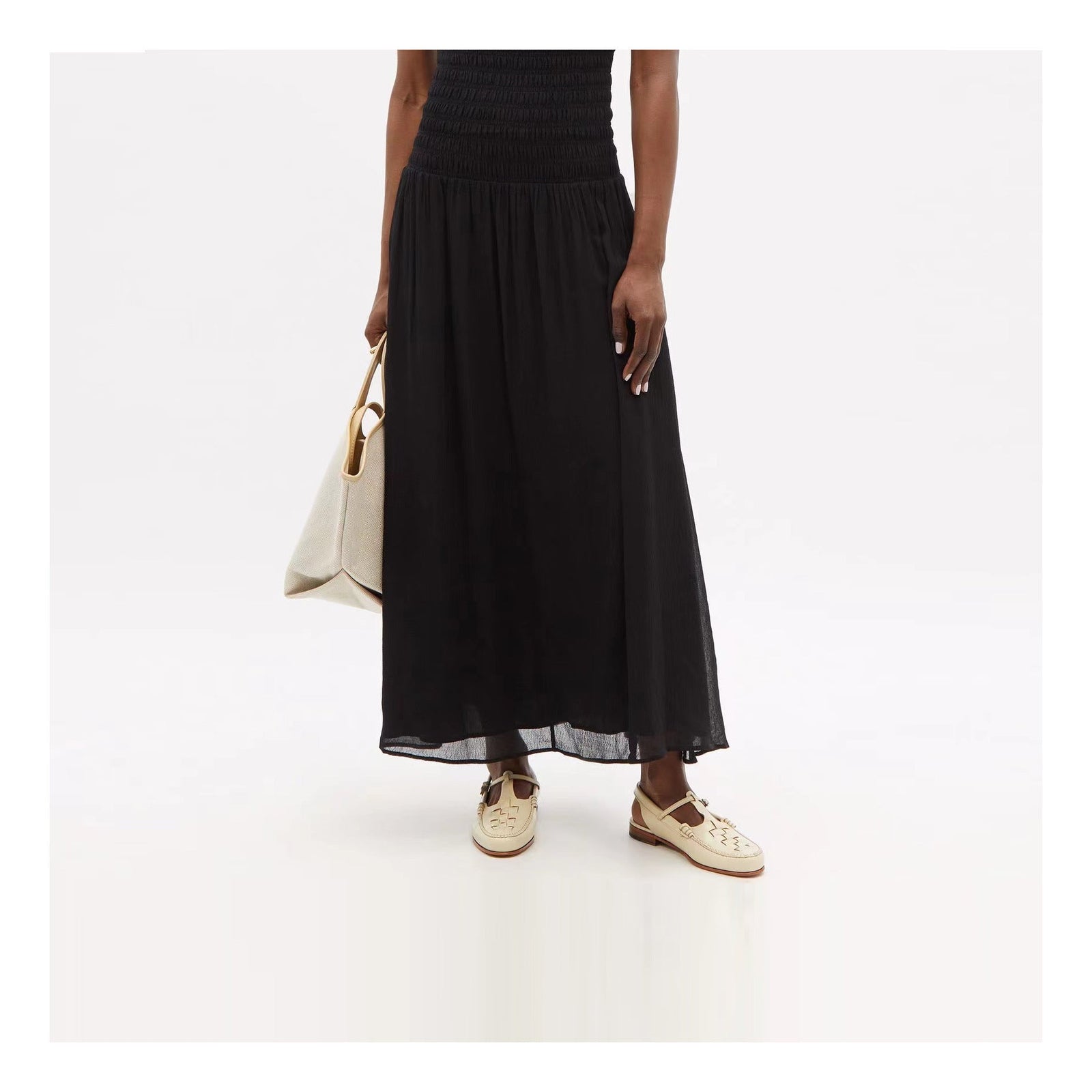 Leather Slingback Sandals, Flat Summer Strap Shoes