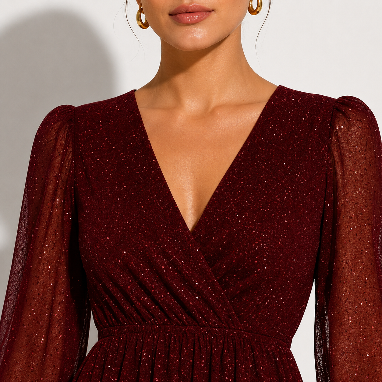 Glitter Mini Dress, Sparkly Party and Cocktail Outfit