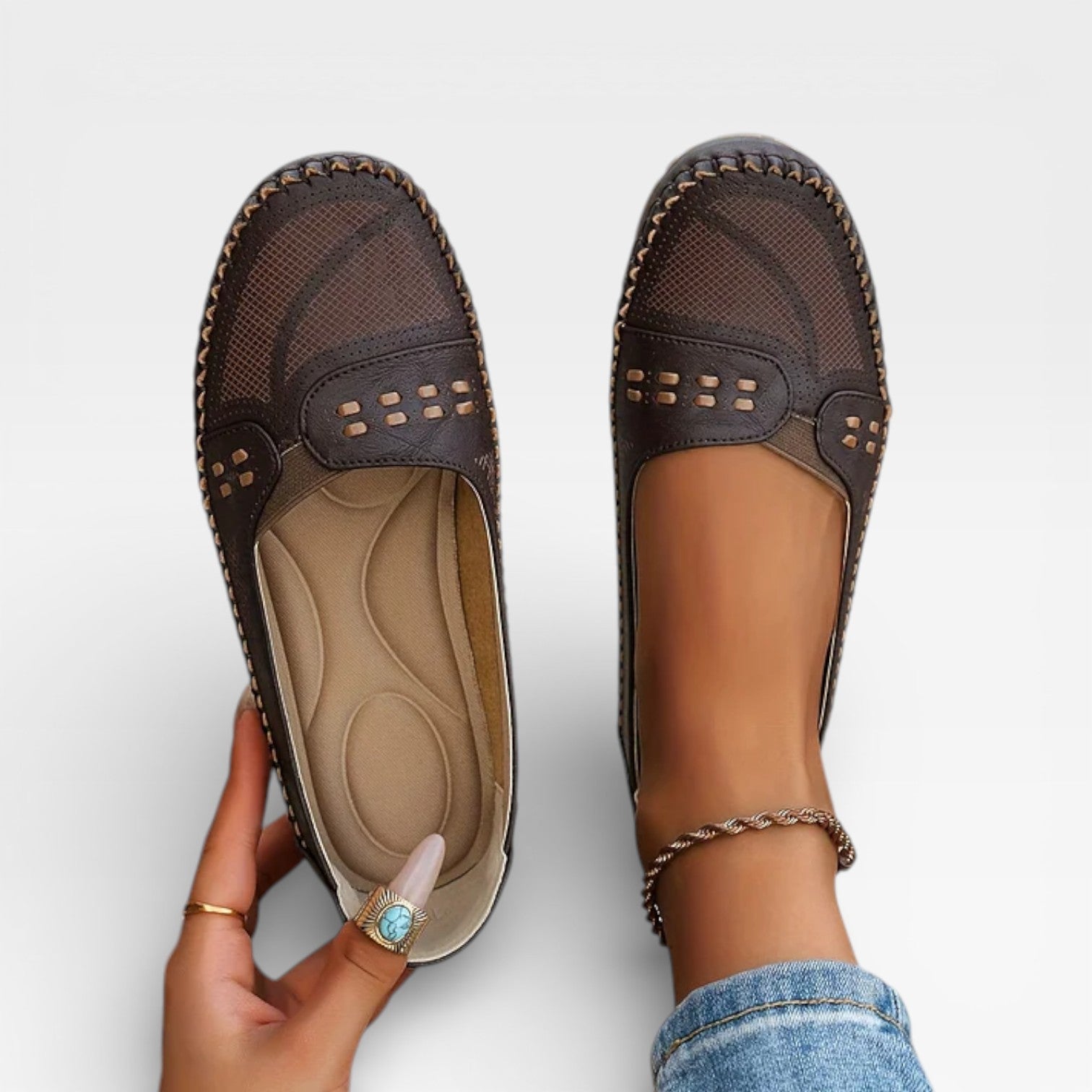 Featherlight Ballet Flats, Flexible Everyday Shoes