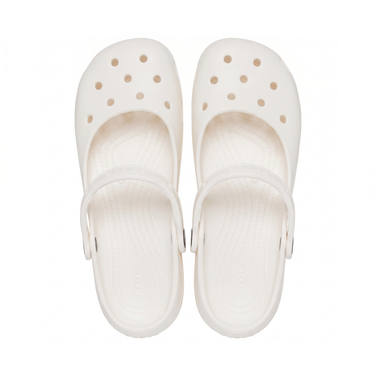 Ventilated Clog Mary Jane Flats, Cushioned Comfort