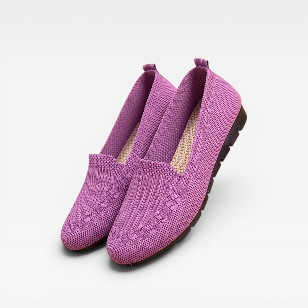 Mesh Slip On Loafers, Breathable Lightweight Flats