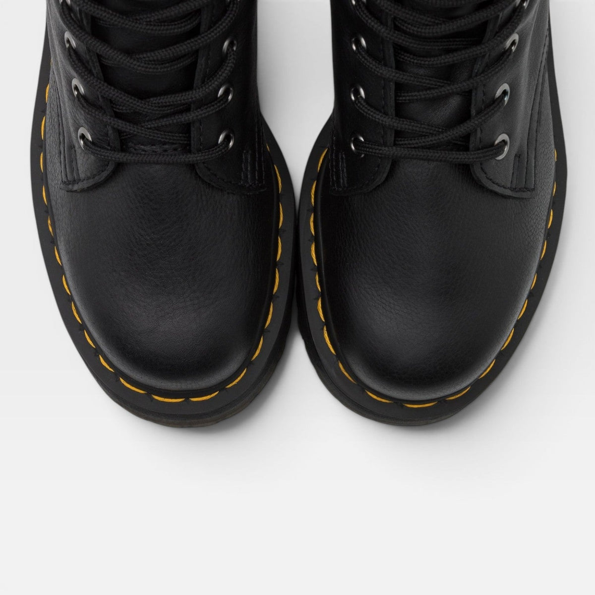 Platform Combat Boots, Chunky Sole Leather Lace Ups