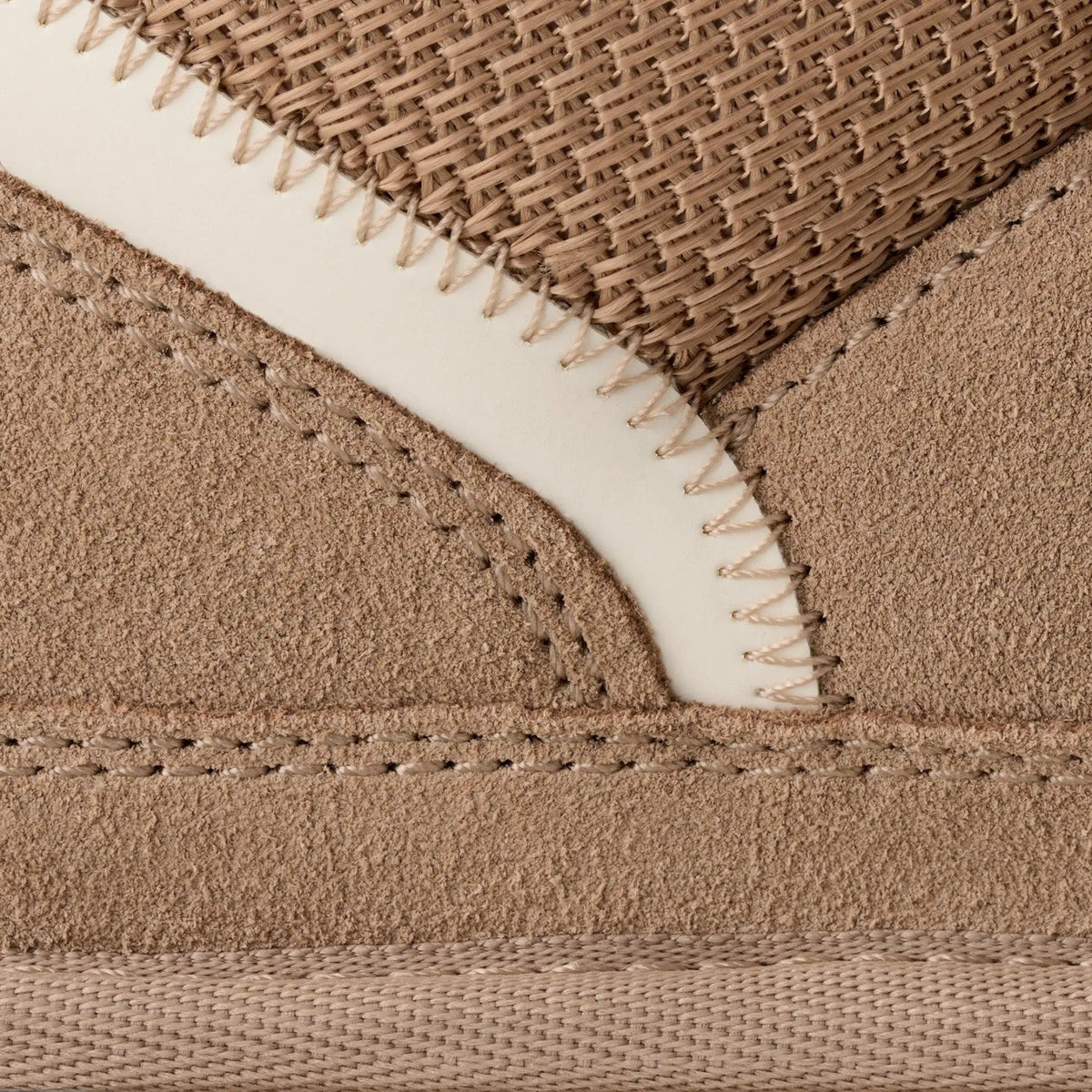 Shearling Lined Suede Sneakers, Chunky Cushion Sole