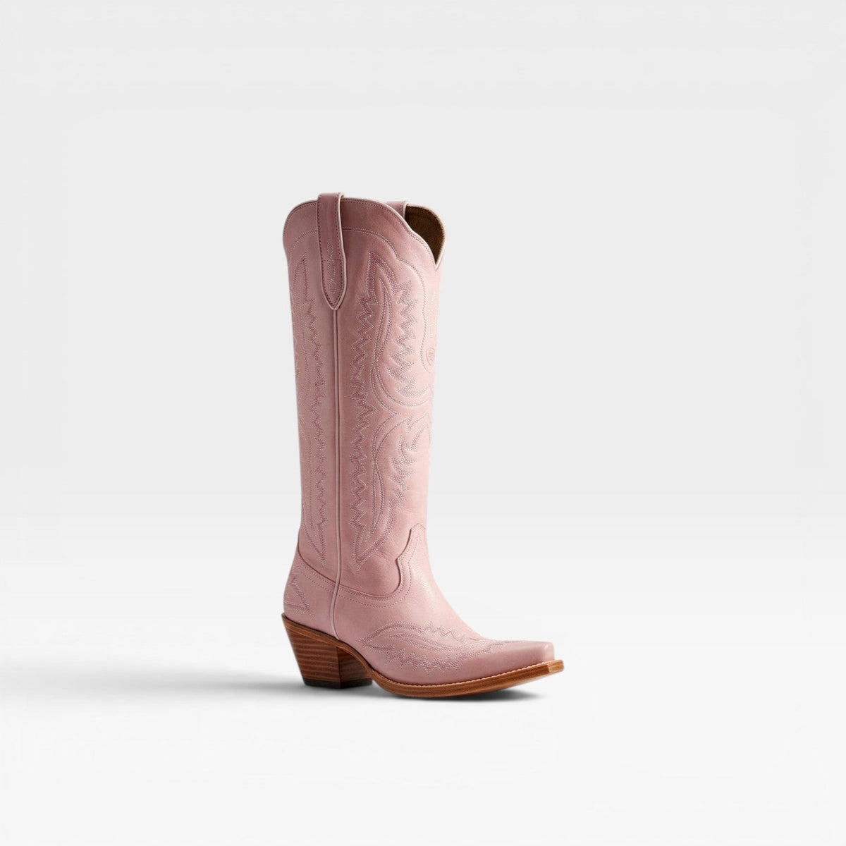 Tall Cowboy Boots, Embroidered Knee High Western Heel