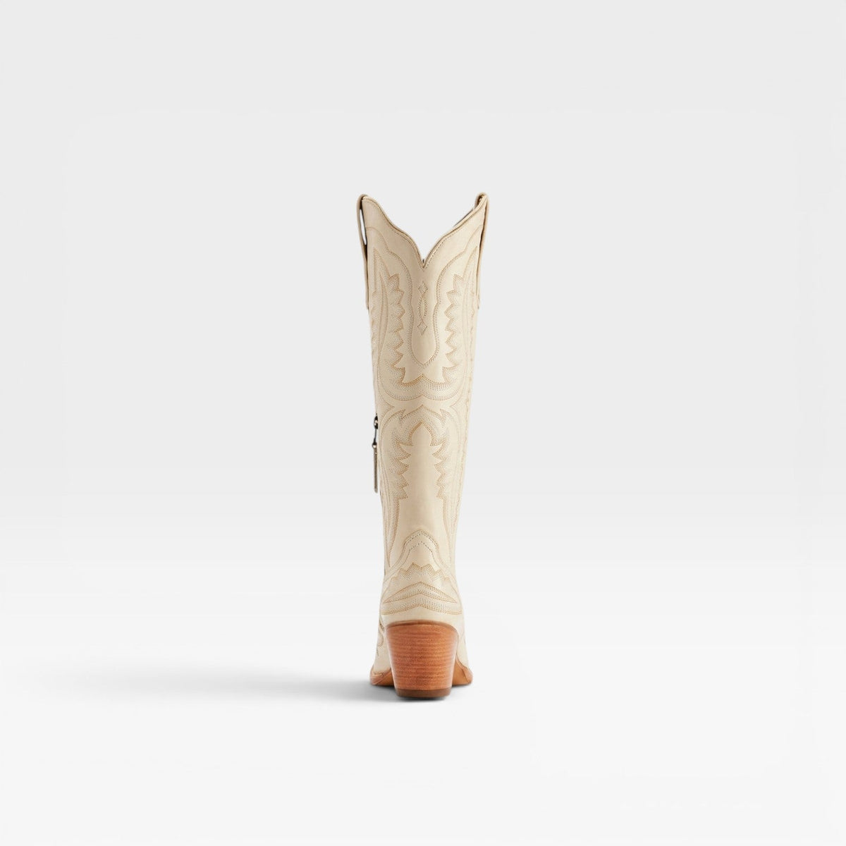 Tall Cowboy Boots, Embroidered Knee High Western Heel