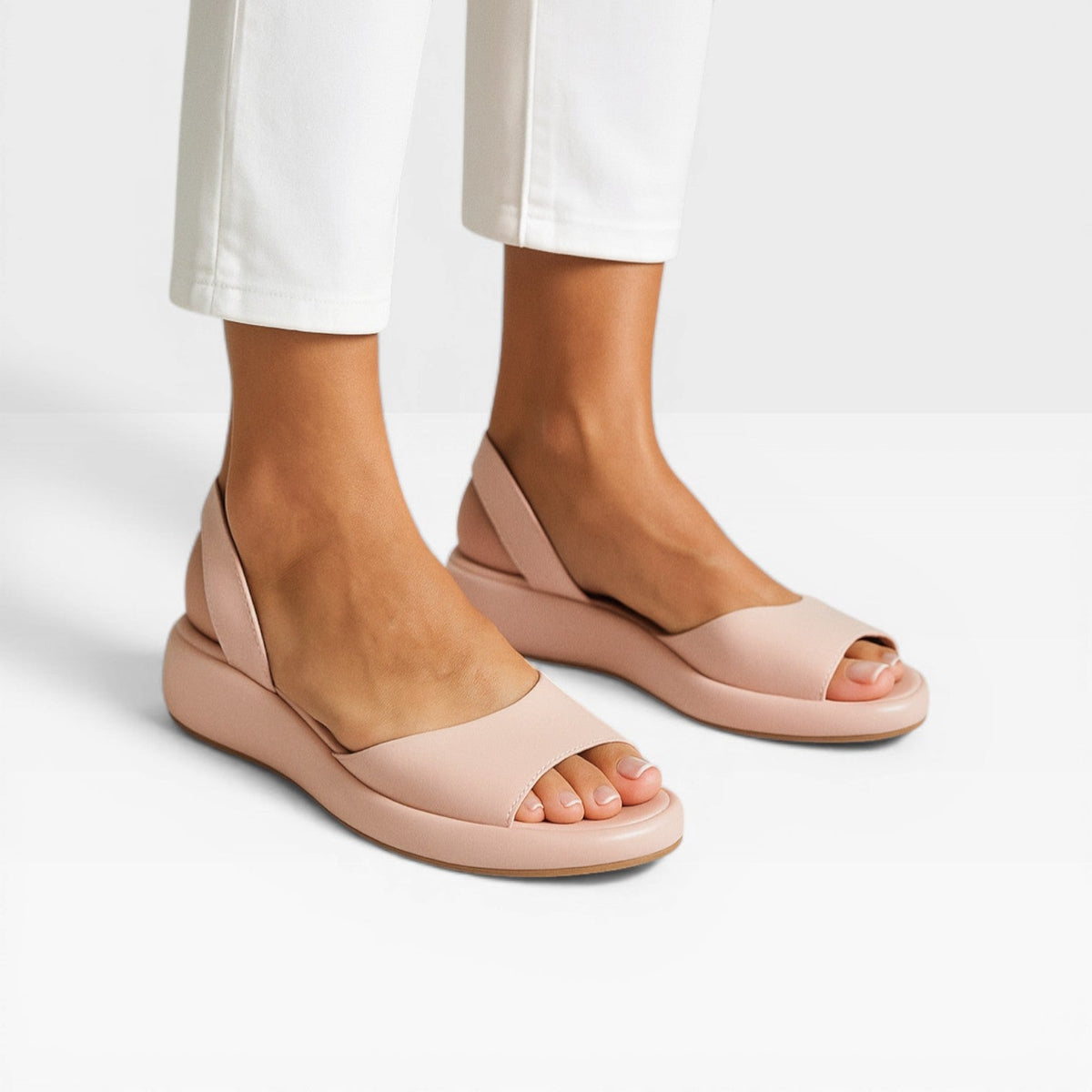 Open Toe Wedge Sandals, Comfort Footbed Party Heels