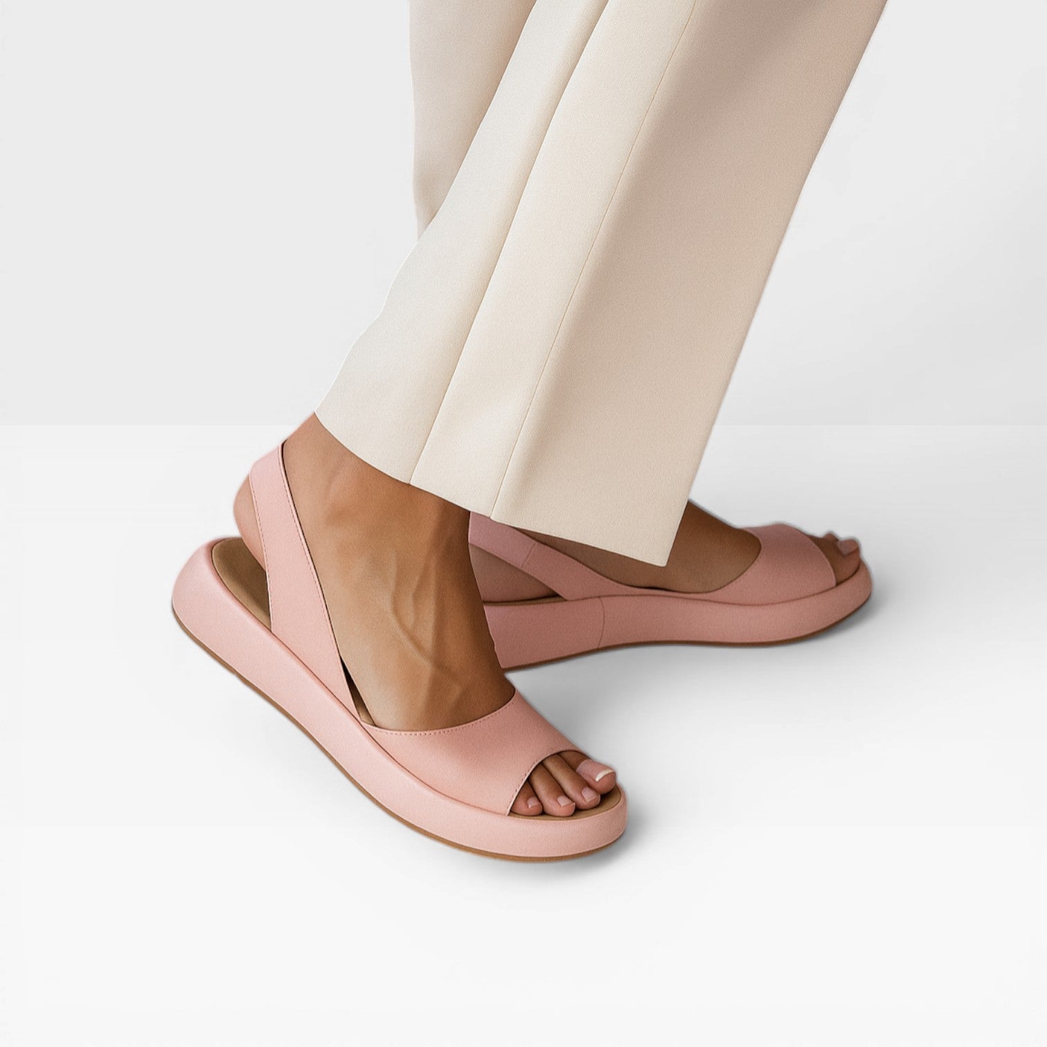Open Toe Wedge Sandals, Comfort Footbed Party Heels