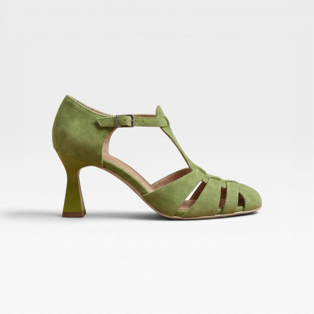 Multi Strap Block Heel Sandals, Open Toe Buckle Heels