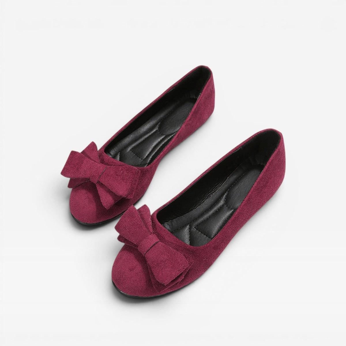 Bow Ballet Flats, Soft Slip On Shoes for Everyday Wear