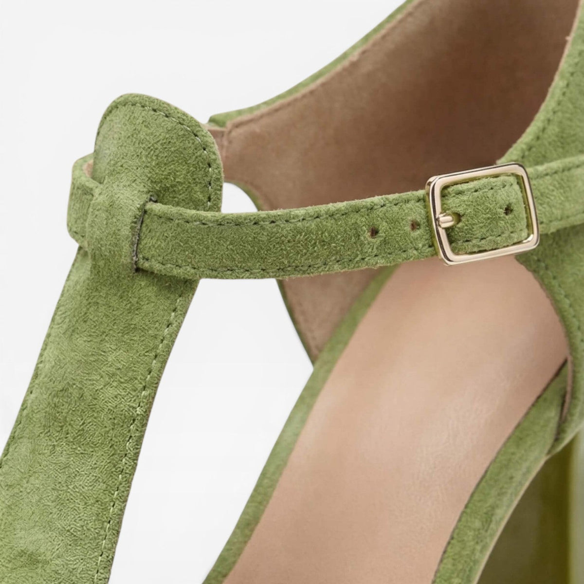 Multi Strap Block Heel Sandals, Open Toe Buckle Heels