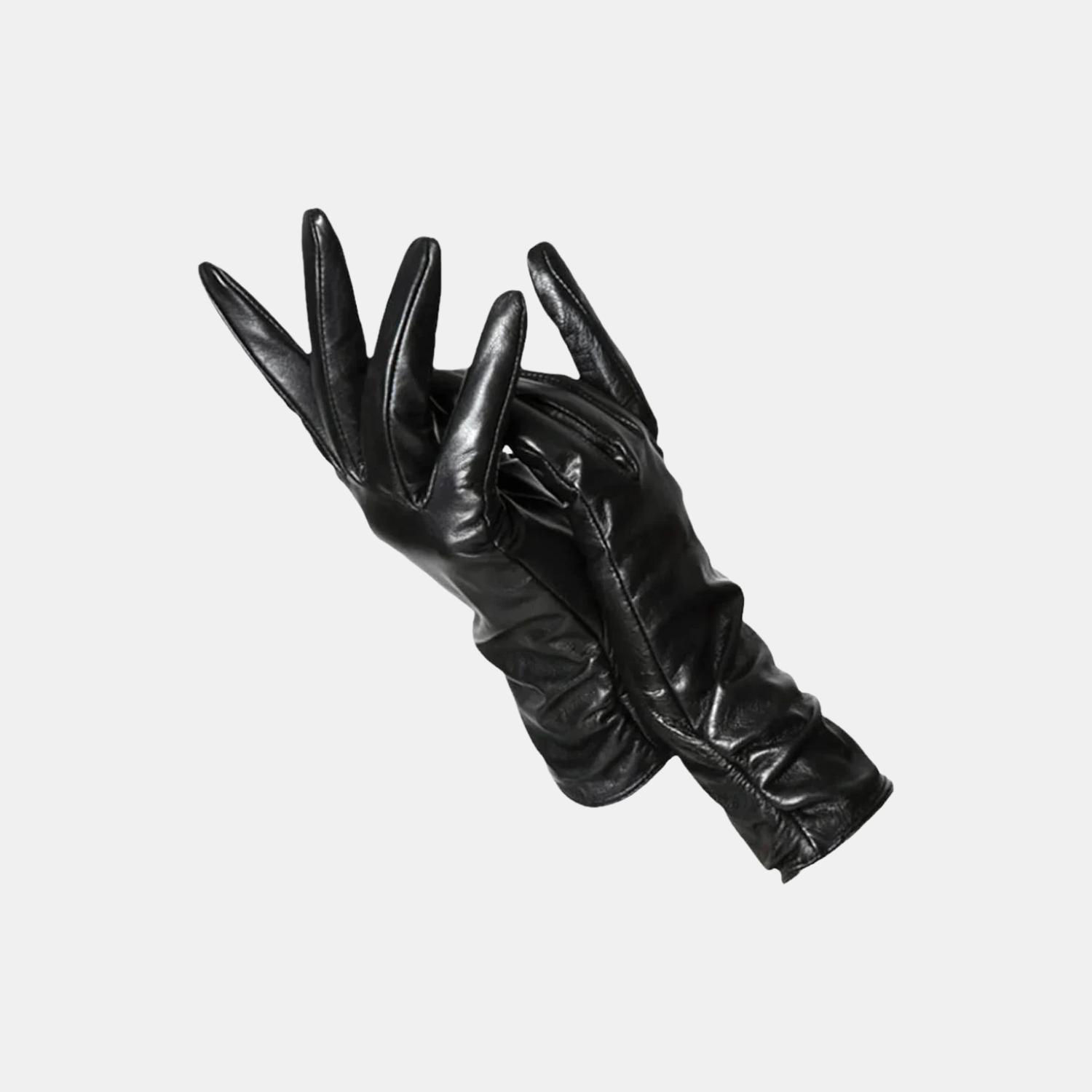 Leather Winter Gloves, Insulated Warm Cold Weather Pair