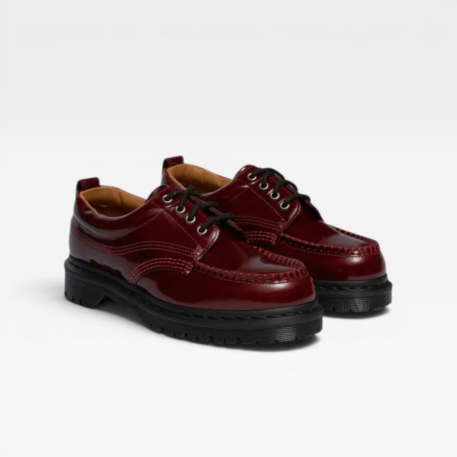 Genuine Cowhide Leather Derby Shoes, Lace Up Oxfords