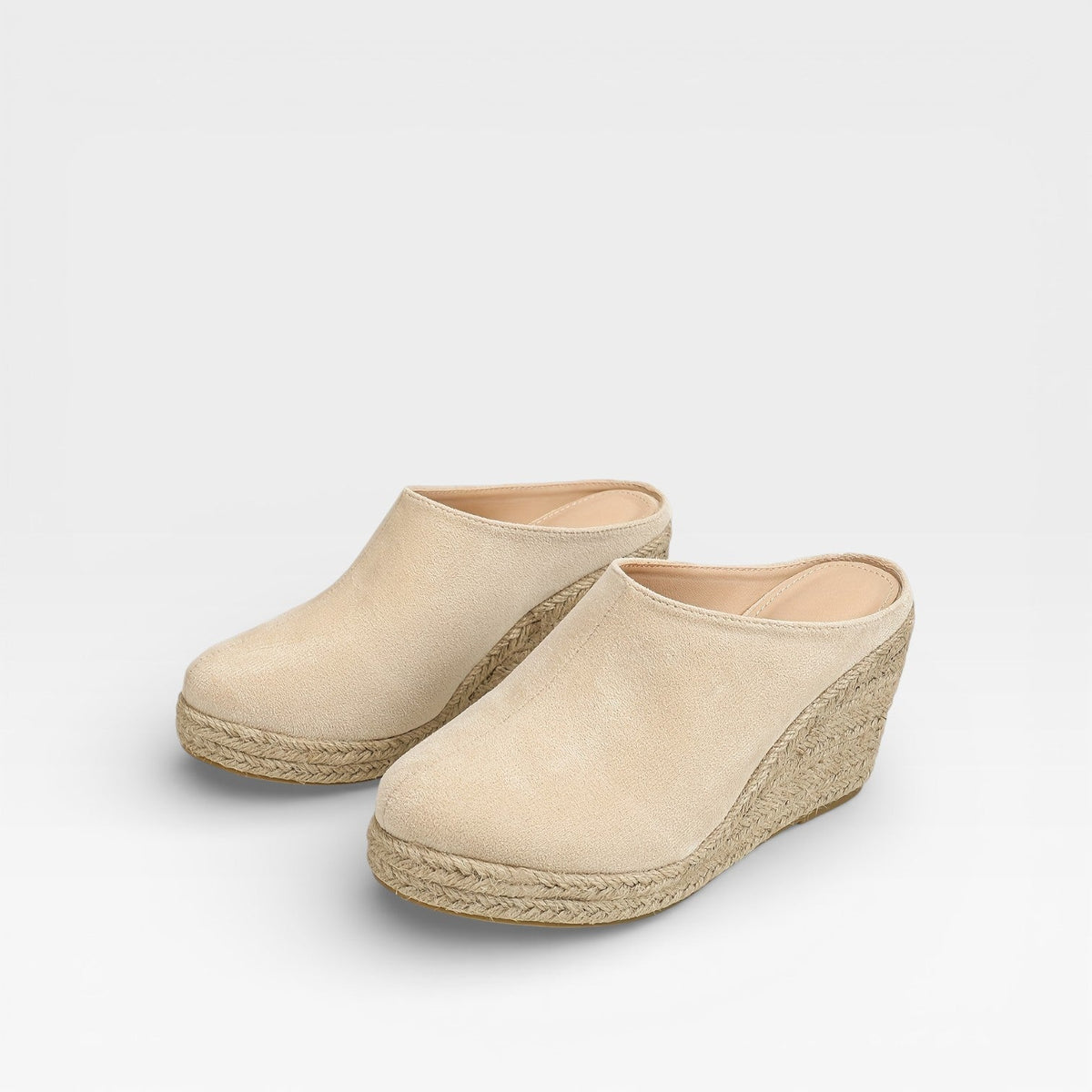 Velvet Wedge Espadrilles, Rope Sole Summer Sandals