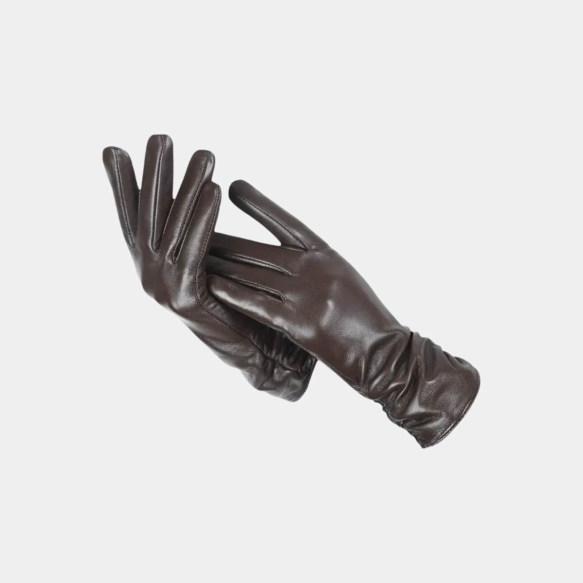 Leather Winter Gloves, Insulated Warm Cold Weather Pair