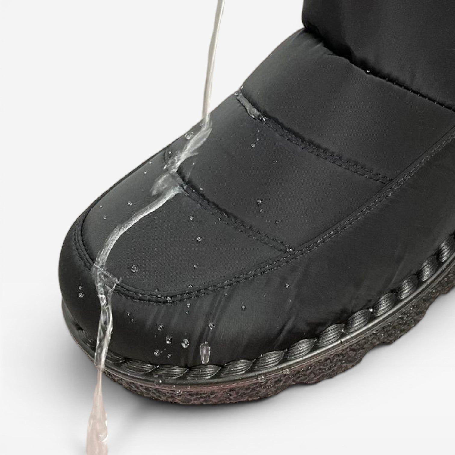 Quilted Snow Boots, Faux Fur Lined Lug Sole Winter Boot