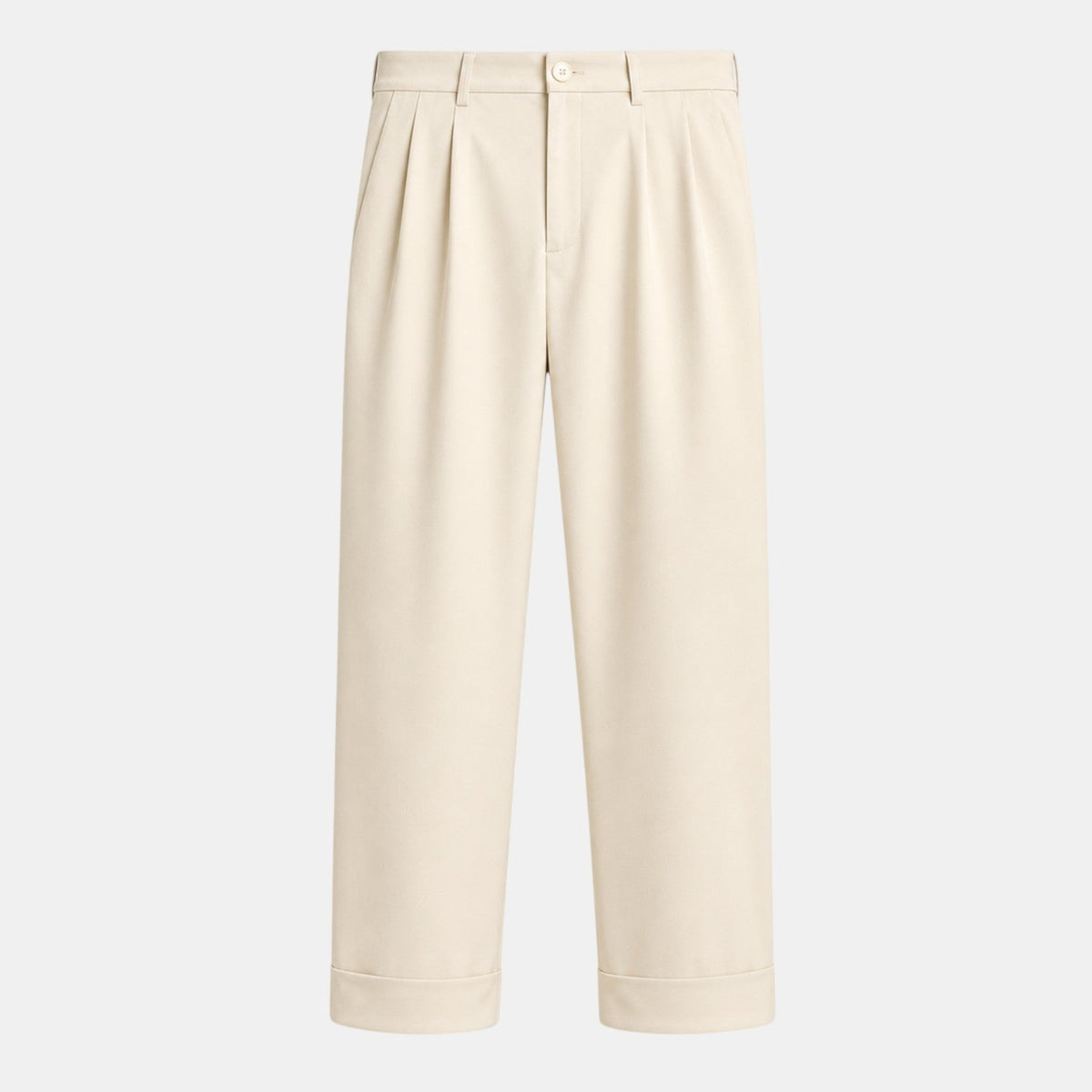 High Waist Linen Pants, Breathable Straight Leg Fit