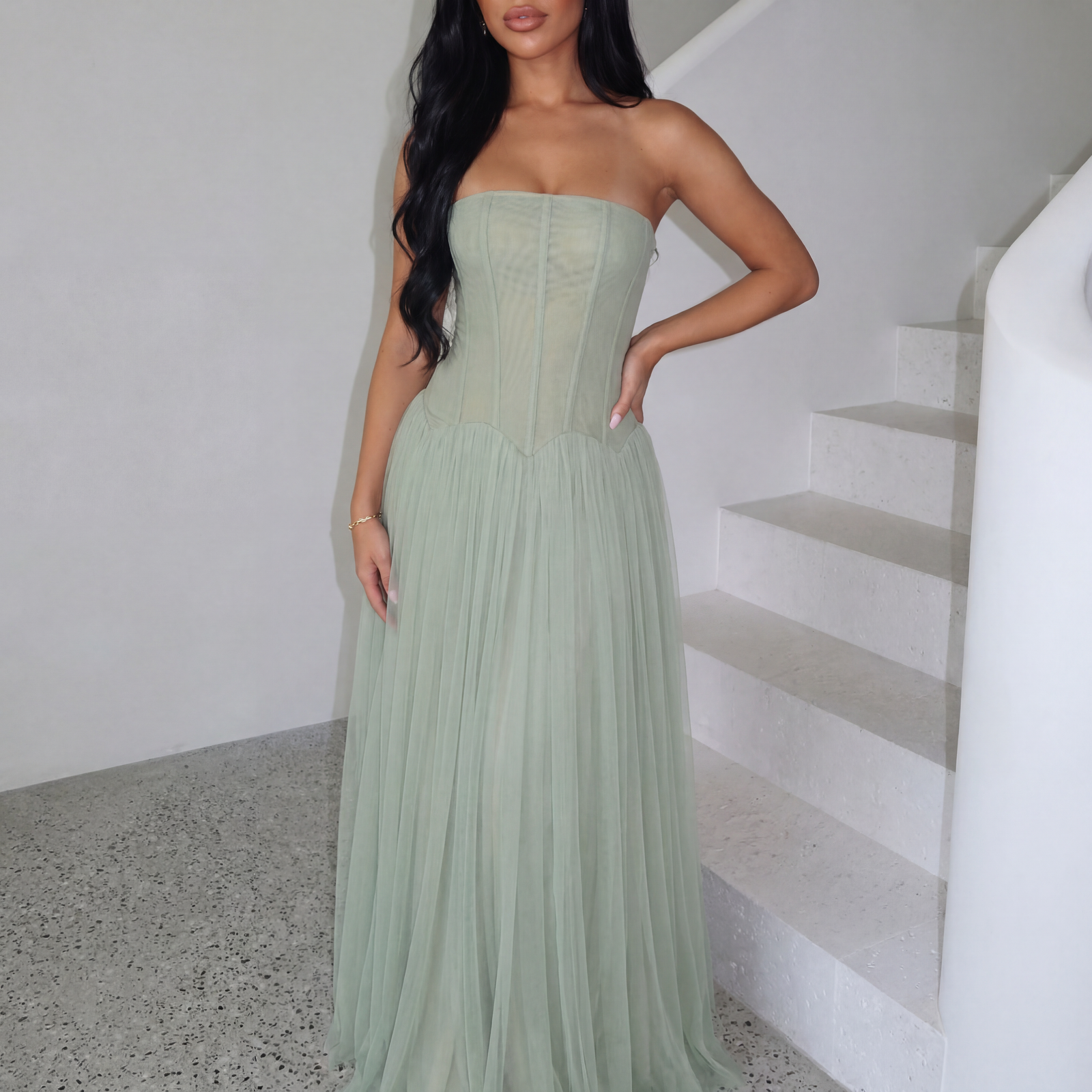 Lily Corset Maxi Dress