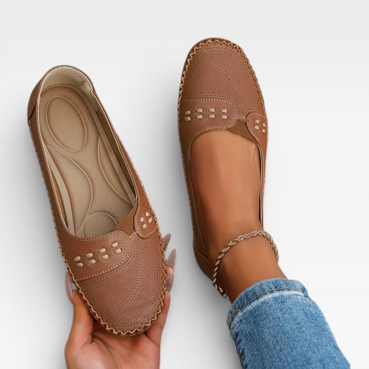 Featherlight Ballet Flats, Flexible Everyday Shoes