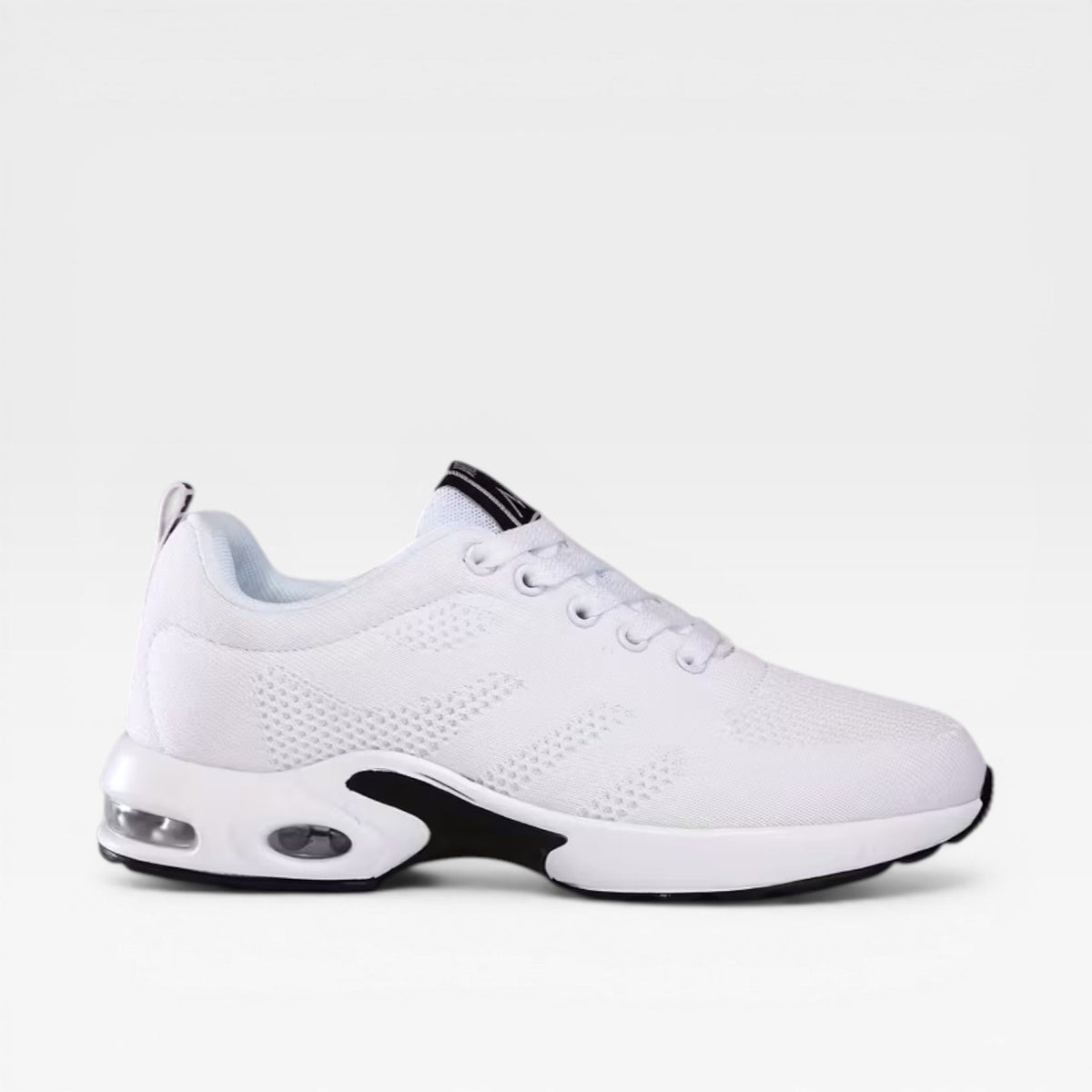 Breathable Mesh Trainers, Lace Up Cushioned Walking