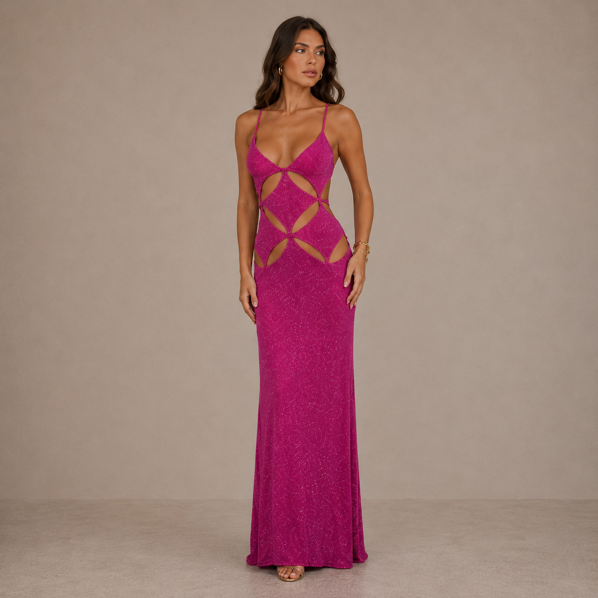 Eleanor Sequin Maxi Dress