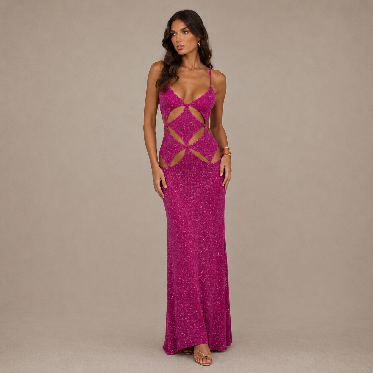 Eleanor Sequin Maxi Dress