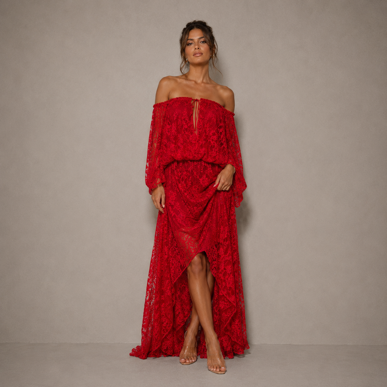 Hannah Draped Maxi Dress