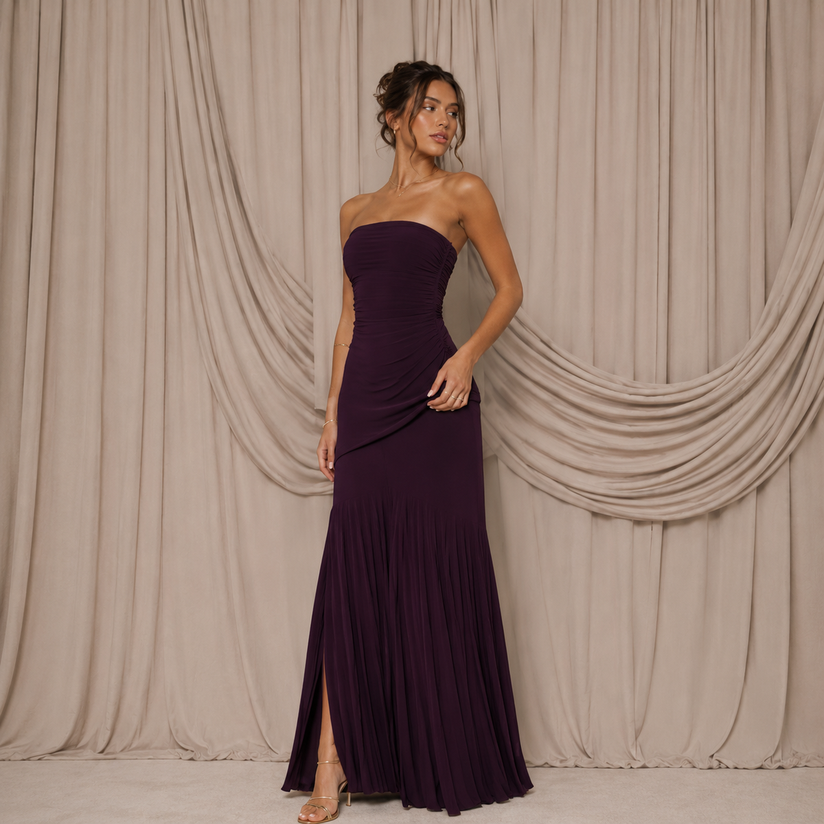 Chloe Bustier Maxi Dress
