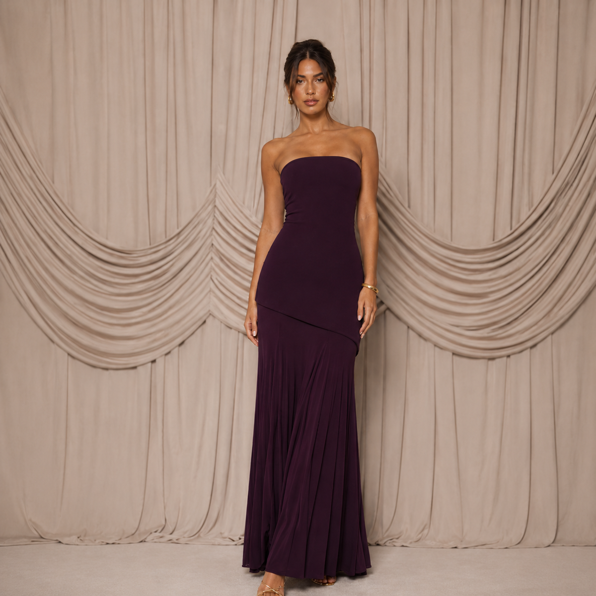 Chloe Bustier Maxi Dress
