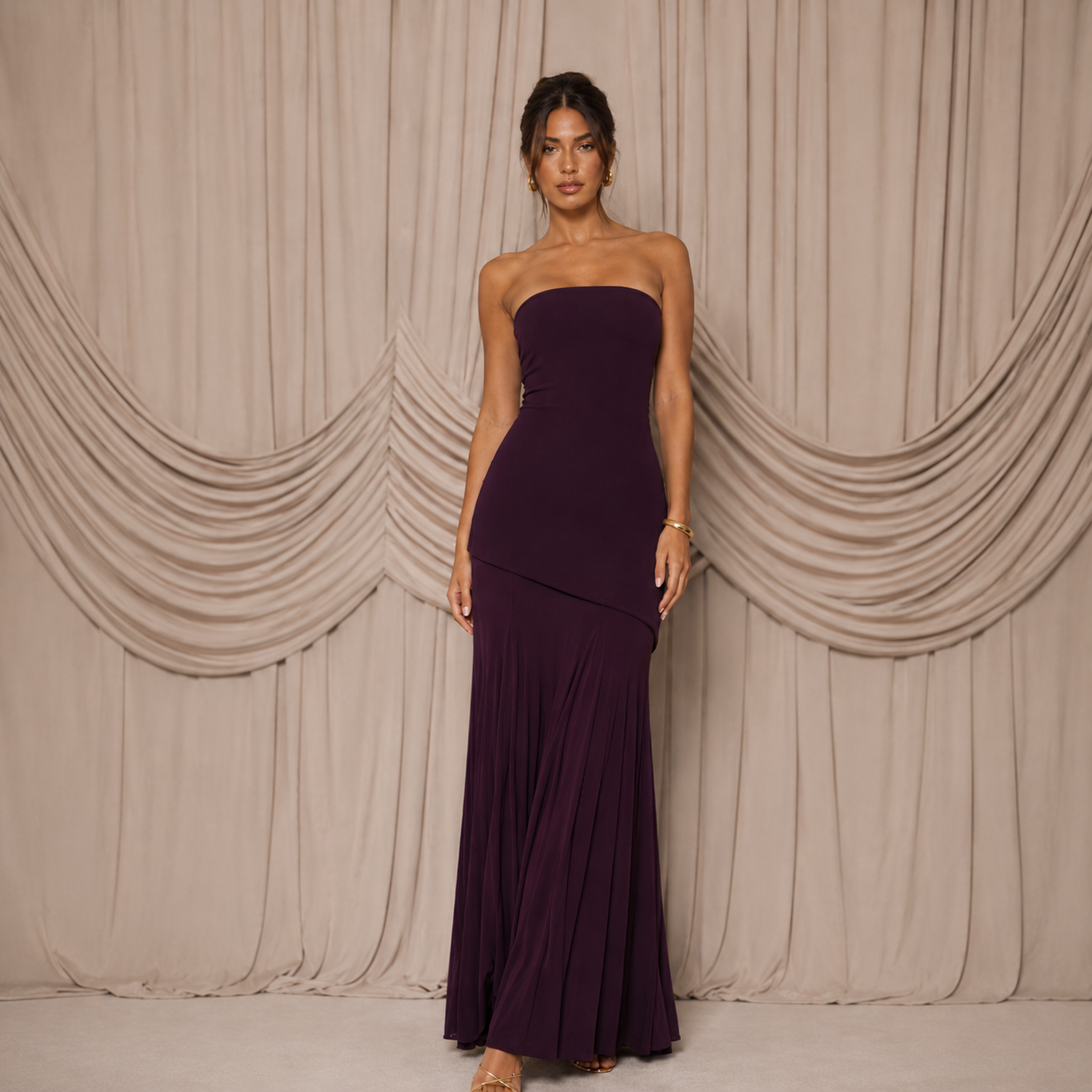 Chloe Bustier Maxi Dress