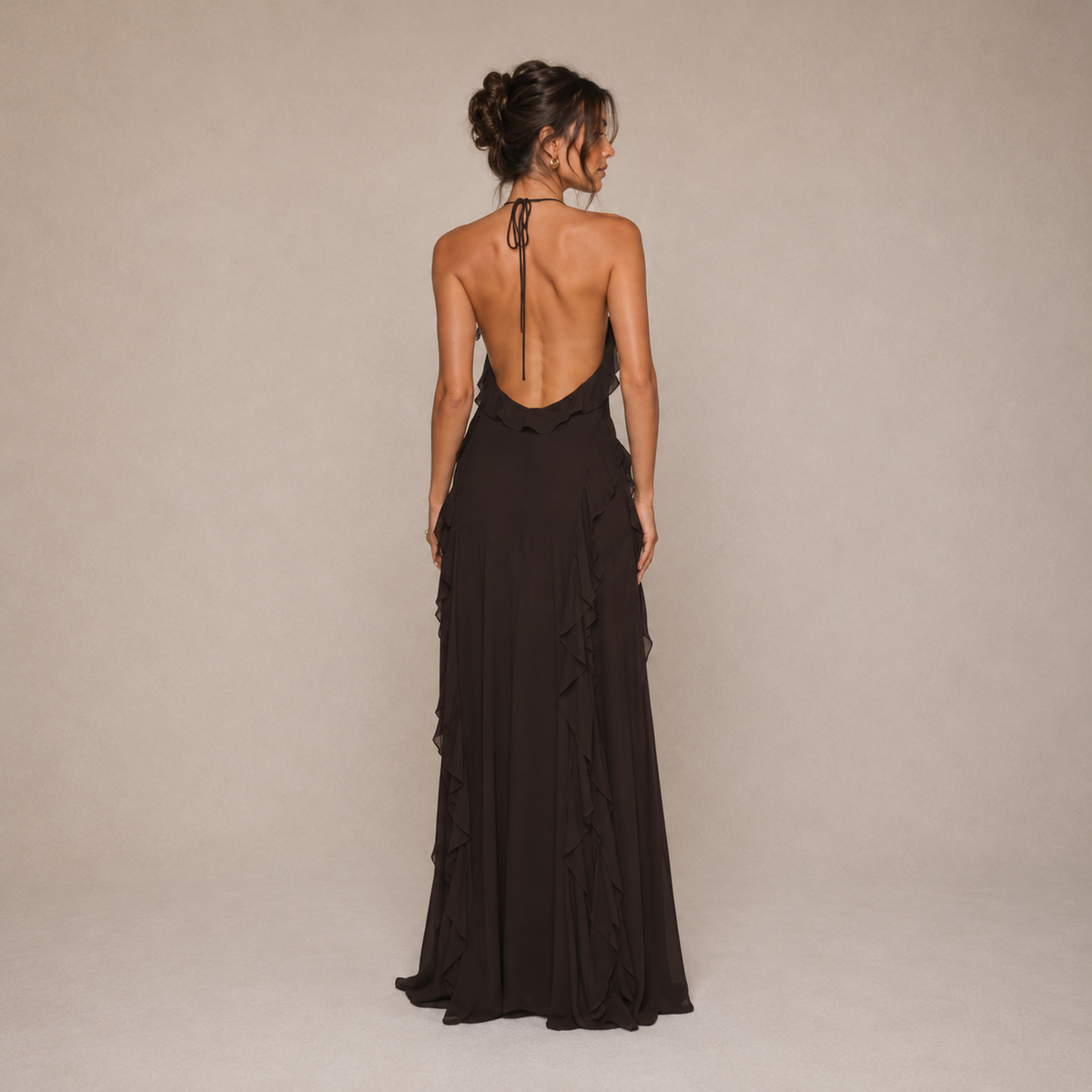 Zoey Open Back Maxi Dress