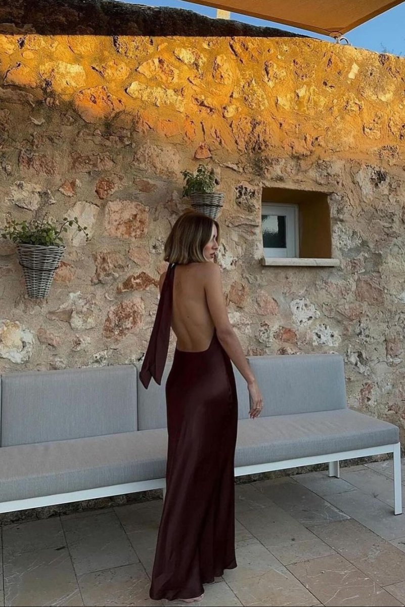 Georgia Cowl Neck Maxi Dress