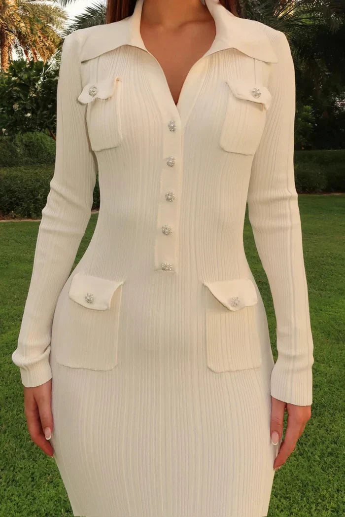 Ophelia Midi Knit Dress