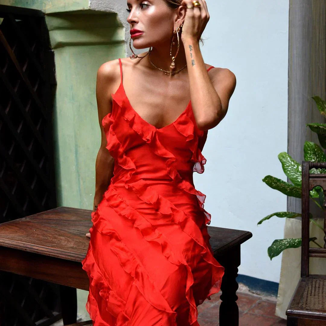 Elena Off Shoulder Maxi Dress