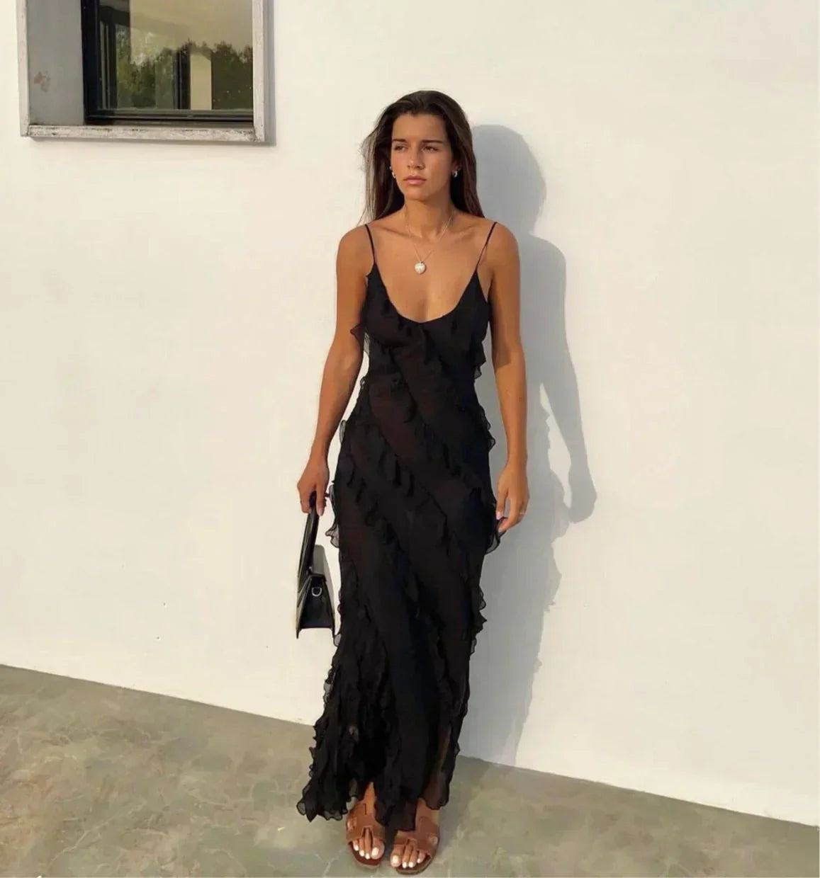 Elena Off Shoulder Maxi Dress