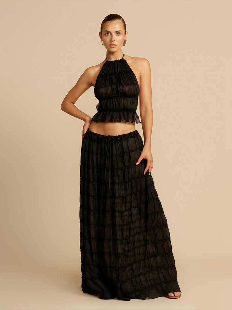 Natalie Ruffled Set