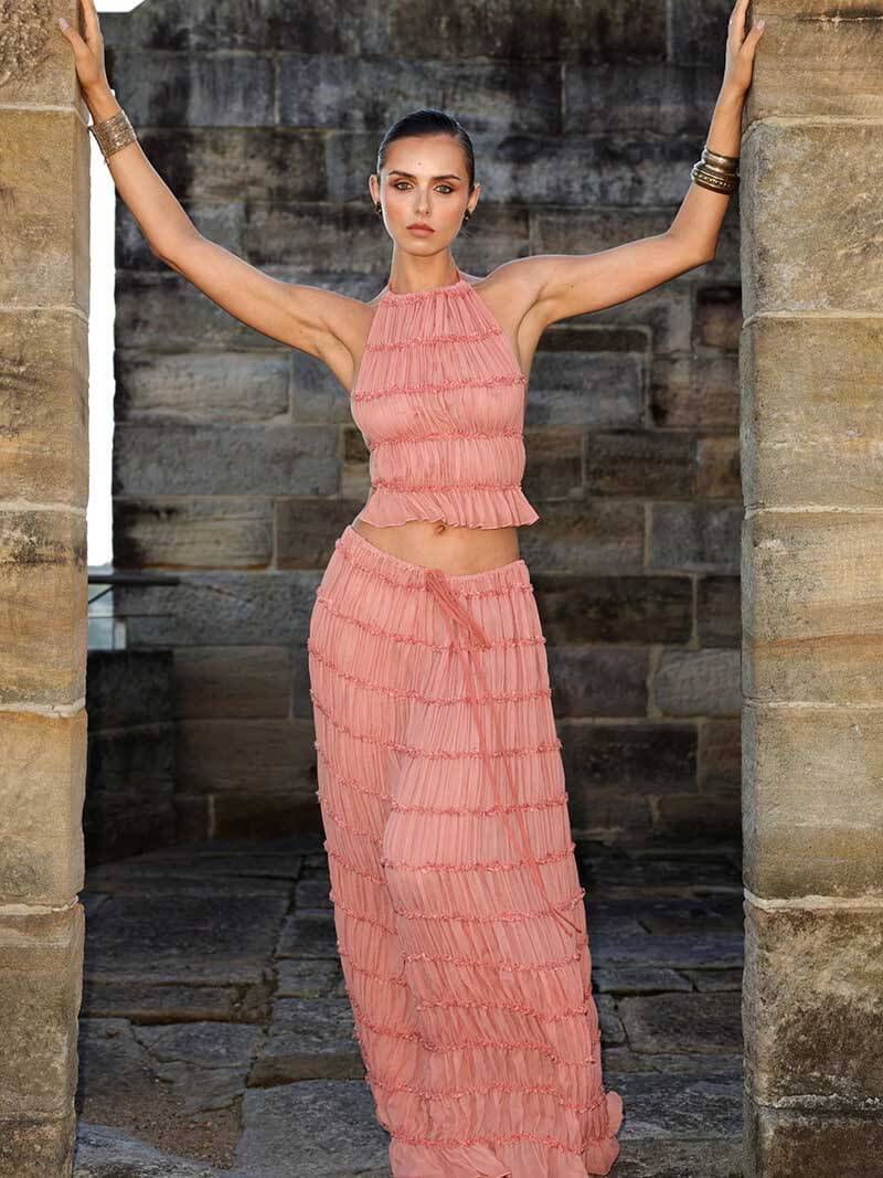 Natalie Ruffled Set