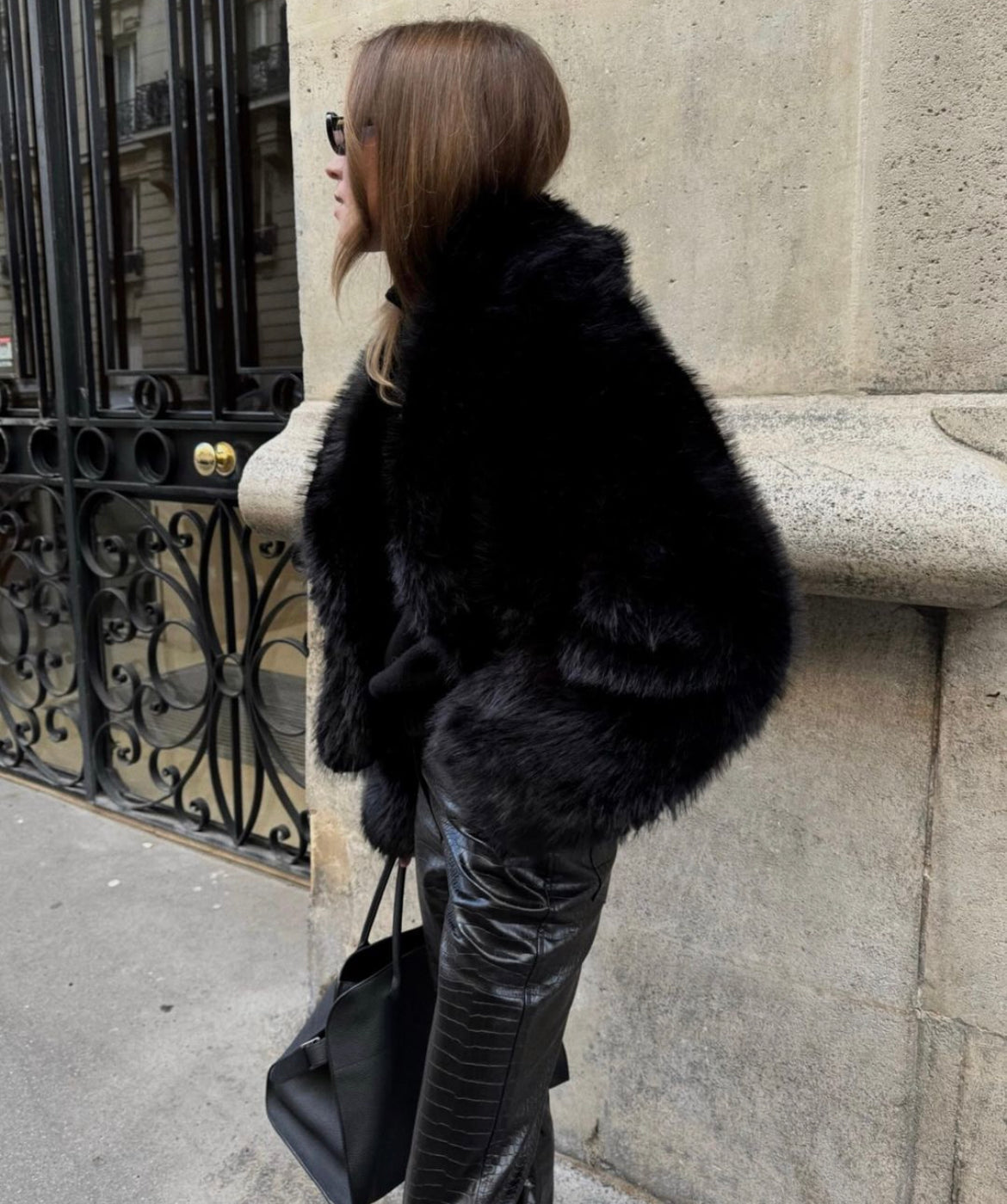 Violet Faux Fur Jacket