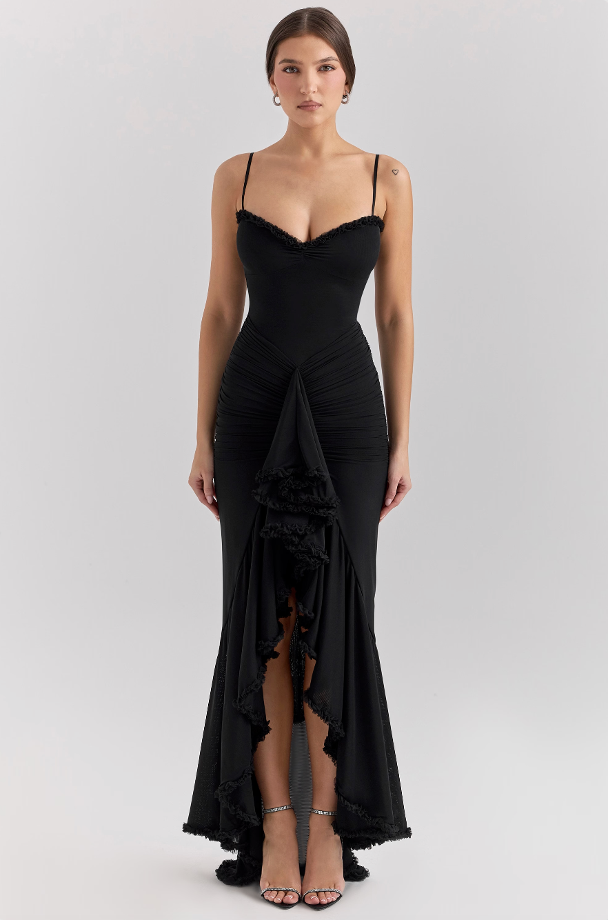 Rosalie Ruffled Maxi Dress